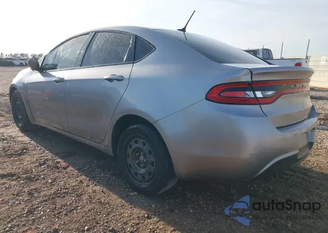 2016 Dodge Dart Sxt из США, поврежденный, VIN 1C3CDFBB2GD766189